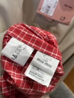 Miu Miu Stand Collar Embroidered Long Sleeve Jacket Coat - 图片 9