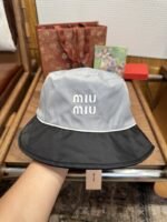 Miu Miu Logo Fisherman??S Hat 1