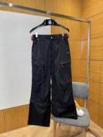 Balenciaga Detachable Leg Embroidered Work Pants