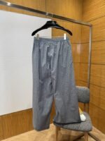 Balenciaga Plaid Drawstring Casual Pants - 图片 2