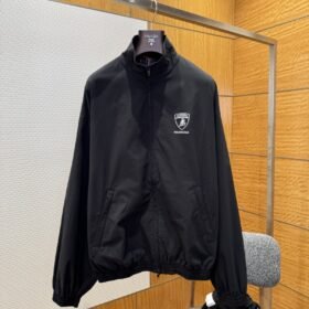 Balenciaga Collaboration Embroidered Zipper Jacket