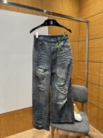 Balenciaga Distressed Ripped Jeans