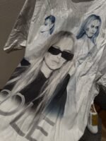 Balenciaga Pleated Portrait Print Short-Sleeve T-Shirt - 图片 5