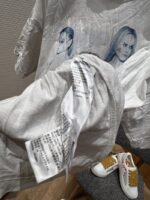 Balenciaga Pleated Portrait Print Short-Sleeve T-Shirt - 图片 8