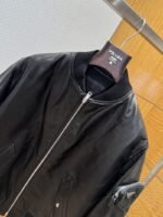 Prada Genuine Leather Zipper Triangle Label Jacket Coat - 图片 3