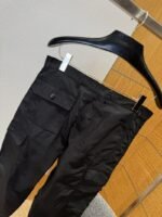 Prada Metal Logo-Embellished Cotton Trousers - 图片 6