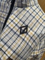 Dior Checkered Stand Collar Embroidered Long-Sleeve Jacket Coat - 图片 6