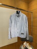 Dior Collaboration Twill Print Reflective Jacket Coat