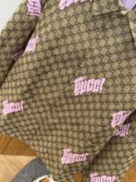 Gucci Color-Block Embroidered Lapel Jacket Coat - 图片 4