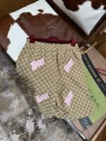 Gucci All-Over Letter Embroidered Shorts - 图片 8