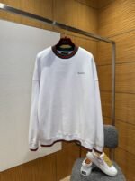Gucci Woven Ribbon Embroidered Sweatshirt