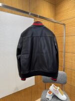 Gucci Color-Block Sheepskin Jacket Coat - 图片 2