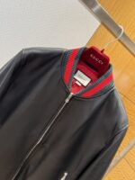 Gucci Color-Block Sheepskin Jacket Coat - 图片 3