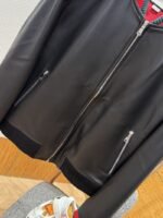 Gucci Color-Block Sheepskin Jacket Coat - 图片 4