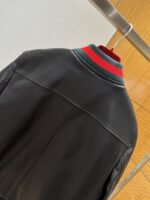 Gucci Color-Block Sheepskin Jacket Coat - 图片 6