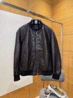 Gucci Genuine Leather Jacket Coat