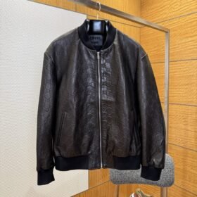 Gucci Genuine Leather Jacket Coat