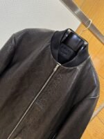 Gucci Genuine Leather Jacket Coat - 图片 3