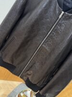 Gucci Genuine Leather Jacket Coat - 图片 4