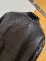 Gucci Genuine Leather Jacket Coat - 图片 6
