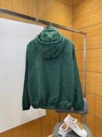 LV Dark Texture Hooded Jacket Coat 1 - 图片 2