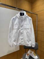 LV Hooded Windbreaker Jacket Coat