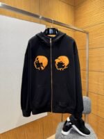 LV x Nigo Collaboration Portrait Hooded Jacket Coat