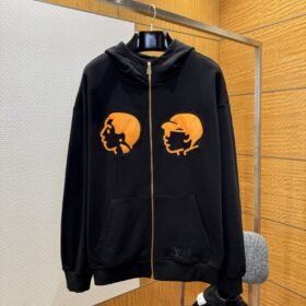 LV x Nigo Collaboration Portrait Hooded Jacket Coat