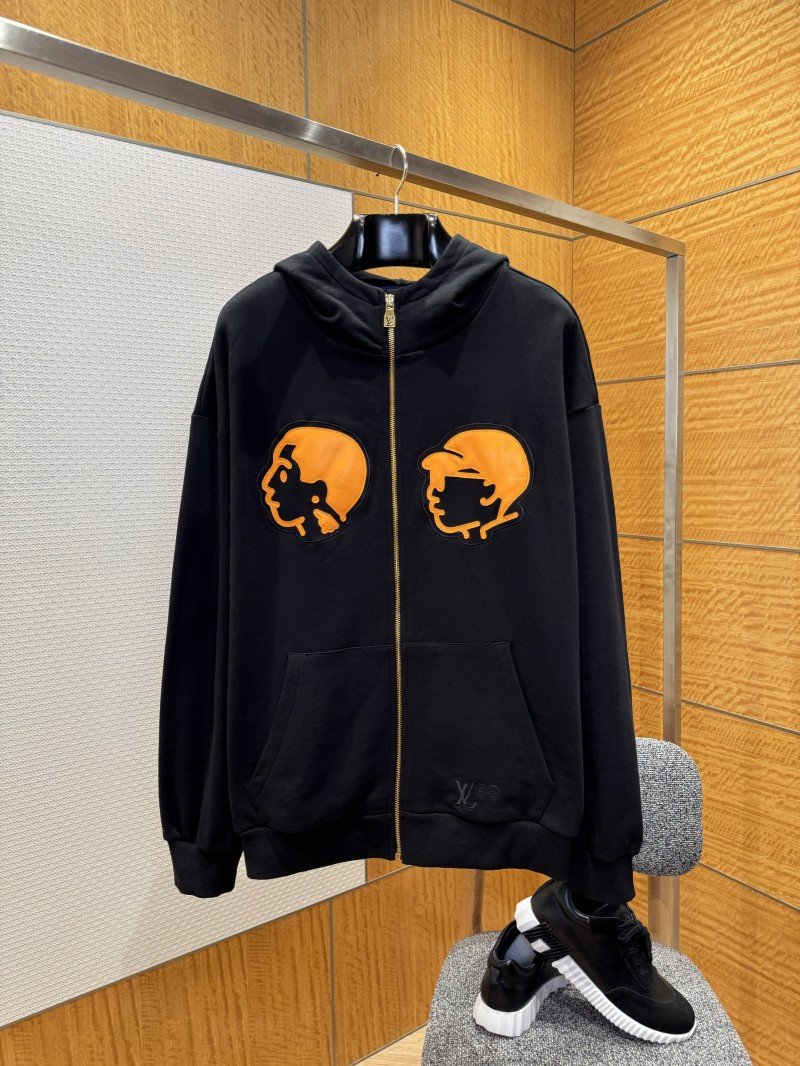 wsxc1765162685994_0.jpg LV x Nigo Collaboration Portrait Hooded Jacket Coat - 图片 1