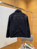 LV Embossed Relief Denim Jacket Coat - 图片 2