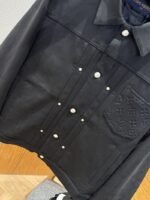 LV Suede Embossed Jacket Coat 2 - 图片 4