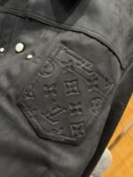 LV Suede Embossed Jacket Coat 2 - 图片 6