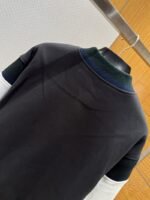 LV Color-Block Embroidered Baseball Jacket Coat - 图片 7