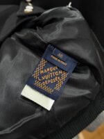 LV Color-Block Embroidered Baseball Jacket Coat - 图片 9