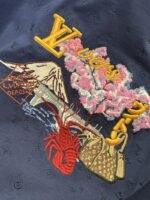 LV Embroidered Crew Neck Short-Sleeve T-Shirt - 图片 6