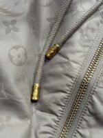 LV Logo All-Over Print Zipper Hooded Jacket 1 - 图片 6
