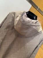 LV Logo All-Over Print Zipper Hooded Jacket 1 - 图片 7