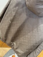 LV Logo All-Over Print Zipper Hooded Jacket 1 - 图片 8