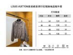 LV Logo All-Over Print Zipper Hooded Jacket 1 - 图片 10