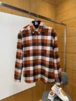 LV Check Jacquard Single-Button Lapel Shirt