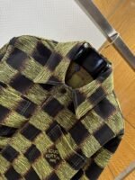 LV Check Print Single-Breasted Long-Sleeve Jacket Coat 1 - 图片 2