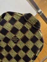 LV Check Print Single-Breasted Long-Sleeve Jacket Coat 1 - 图片 5