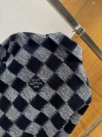 LV Check Print Single-Breasted Long-Sleeve Jacket Coat 2 - 图片 6