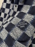LV Logo Print Pointed Collar Single-Button Short-Sleeve Shirt 2 - 图片 6