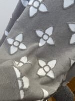 LV Pattern Jacquard Crew Neck Long Sleeve Sweater - 图片 5