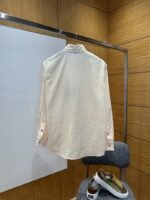LV Long-Sleeve Collared Striped Shirt - 图片 2