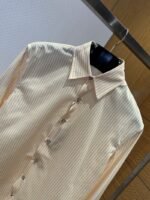 LV Long-Sleeve Collared Striped Shirt - 图片 3