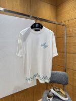 LV Beaded Knit Short-Sleeve T-Shirt