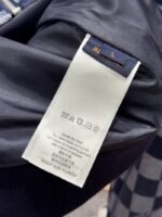 LV Checkered Jacquard Zipper Jacket Coat - 图片 9