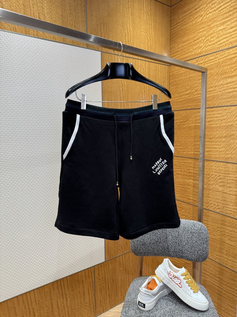 wsxc1765247561958_0.jpg LV Logo Embroidered Shorts - 图片 1